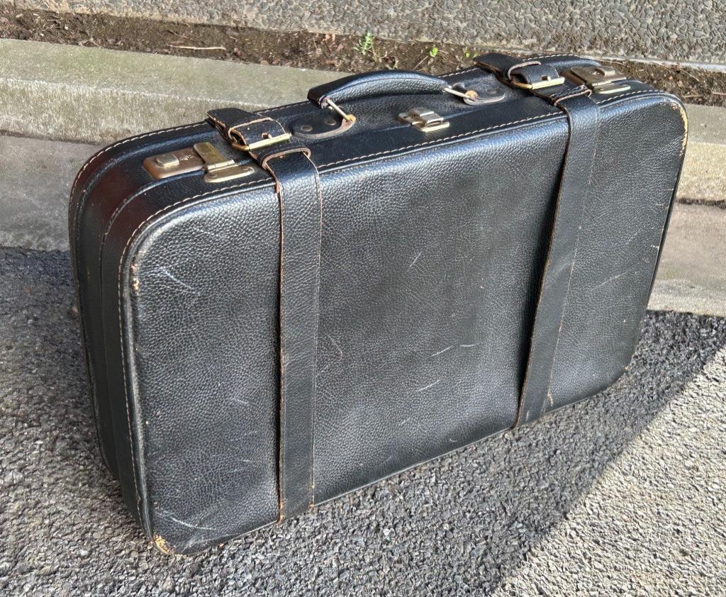 Étui de voyage en cuir ancien, Enlèvement ou Envoi