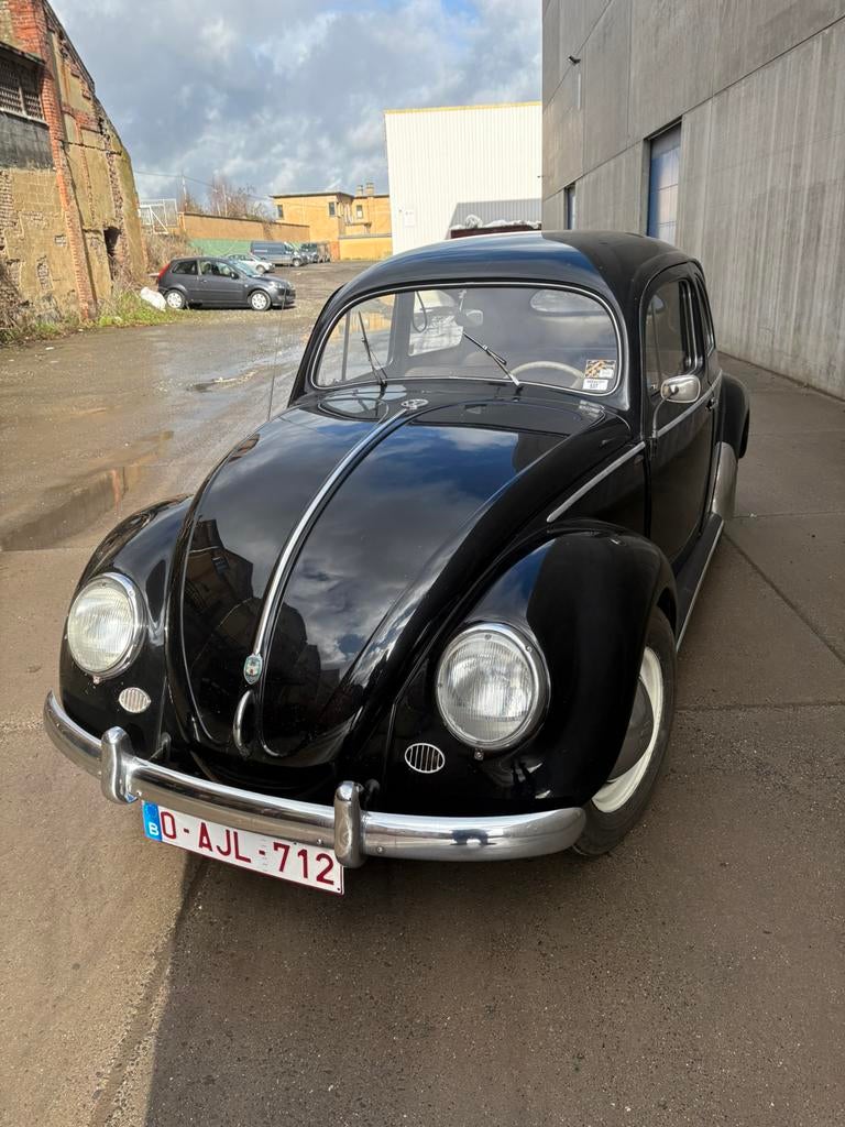 Coccinelle Ovale 1956, Autos, Achat, Beige, Boîte manuelle, Coccinelle