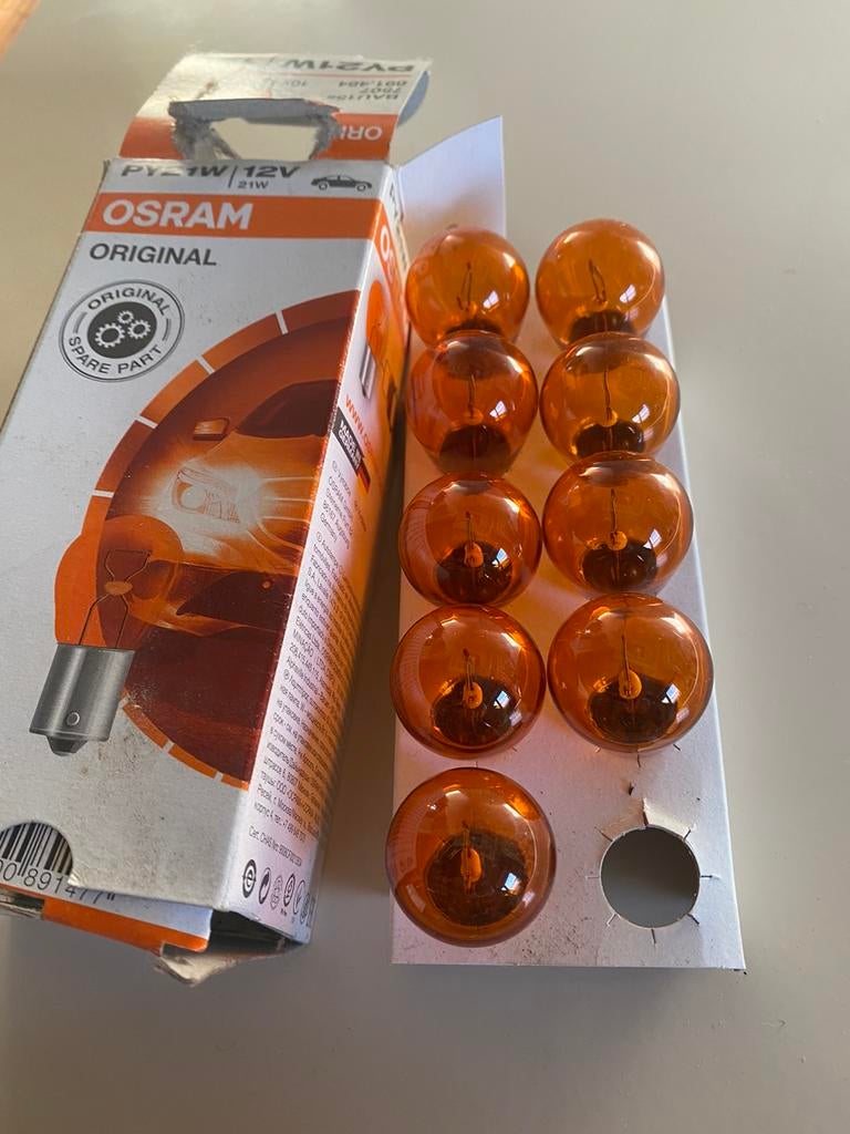 Clignotant orange 12v 21w, Particulier, Achat