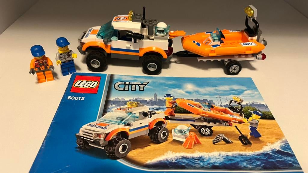 Lego City -  4x4 & Duikersboot - 60012, Ophalen of Verzenden, Zo goed als nieuw, Complete set, Lego