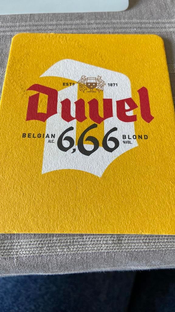Bierviltje Duvel, Verzamelen, Gebruikt, Viltje(s), Duvel