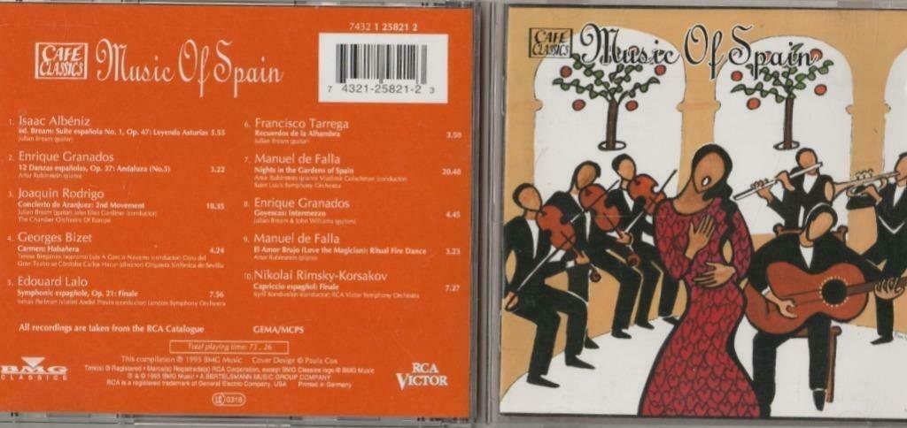 Music of Spain, CD & DVD, CD | Compilations, Enlèvement ou Envoi, Comme neuf, Classique