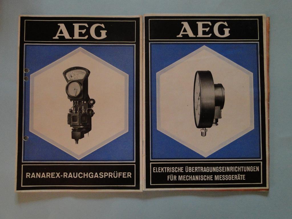 Catalogues d'équipements électriques AEG - 2 1937, Envoi, Autres types