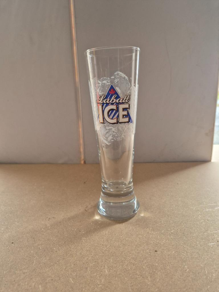 Verre Labatt Ice, Collections, Enlèvement ou Envoi, Utilisé, Verre ou Verres, Autres marques