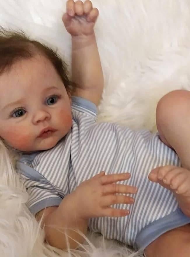 Bébé Reborn "Rébéca" avec box cadeaux gratuit, Verzamelen, Poppen, Zo goed als nieuw, Pop, Levensecht of Reborn, Ophalen