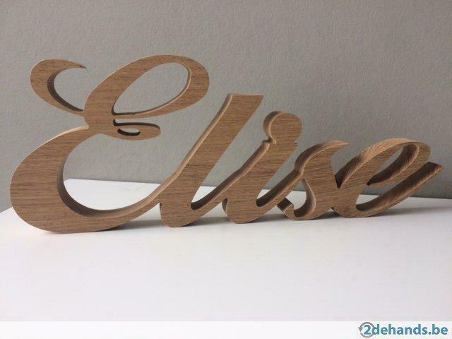 SID Deco houten namen/ ideaal cadeau of doopsuiker item, Enlèvement ou Envoi, Neuf