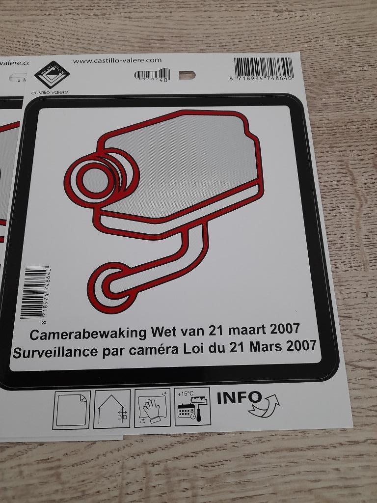 Pictogrammen Camera bewaking, Audio, Tv en Foto, Ophalen of Verzenden, Nieuw