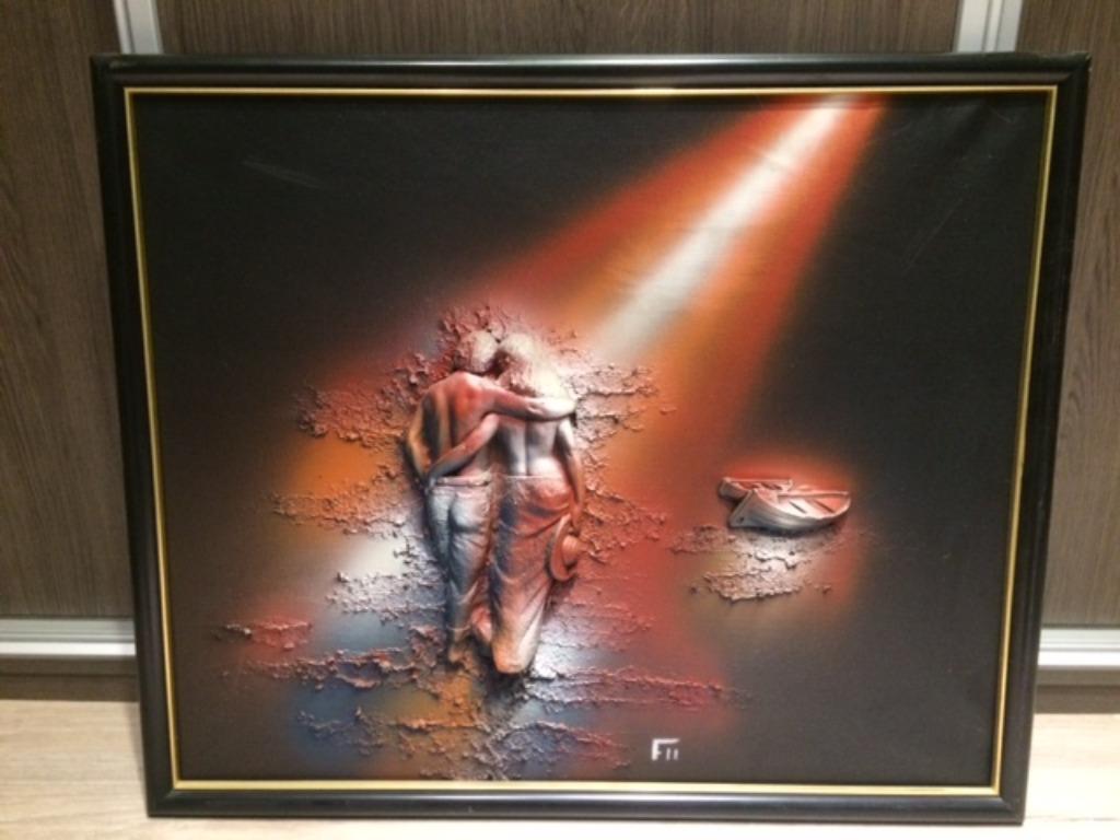 3D canvas schilderij, Antiek en Kunst, Kunst | Schilderijen | Abstract, Ophalen