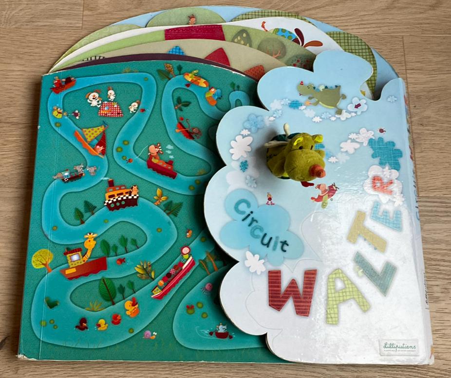 Livre circuit Walter lilliputiens, Gelezen, Uitklap-, Voel- of Ontdekboek, 1 tot 2 jaar