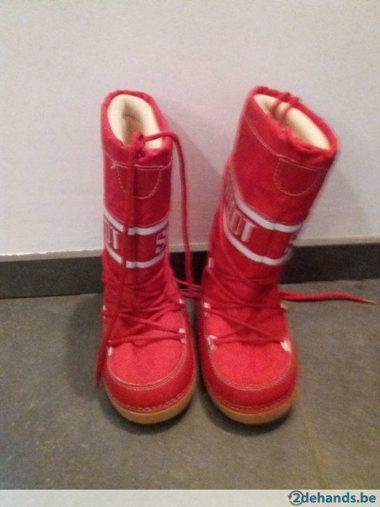 Rode winterlaarzen - maat 35-37, Utilisé, Garçon ou Fille, Bottes