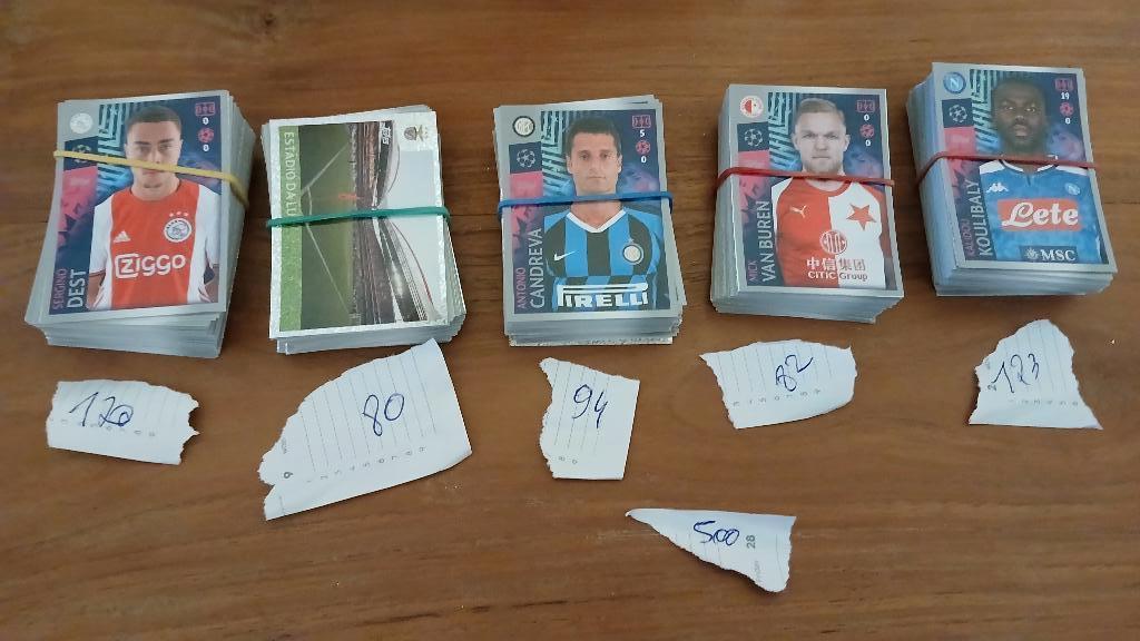 500 stickers Topps Champions League 2019/2020 nieuw, Ophalen of Verzenden, Nieuw, Meerdere stickers