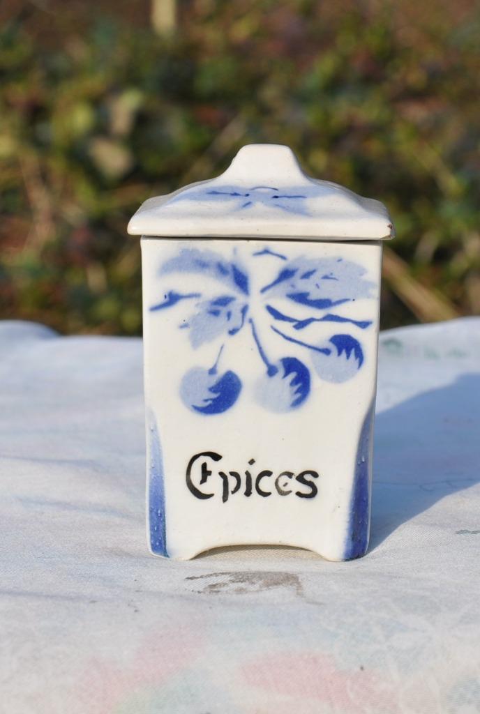 pot alimentaire en faience belge pour epices, Antiquités & Art, Enlèvement ou Envoi