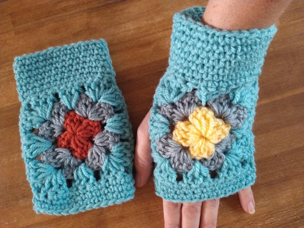 Schattige granny square wanten handschoenen, Kleding | Dames, Mutsen, Sjaals en Handschoenen, Ophalen of Verzenden, Nieuw, Handschoenen