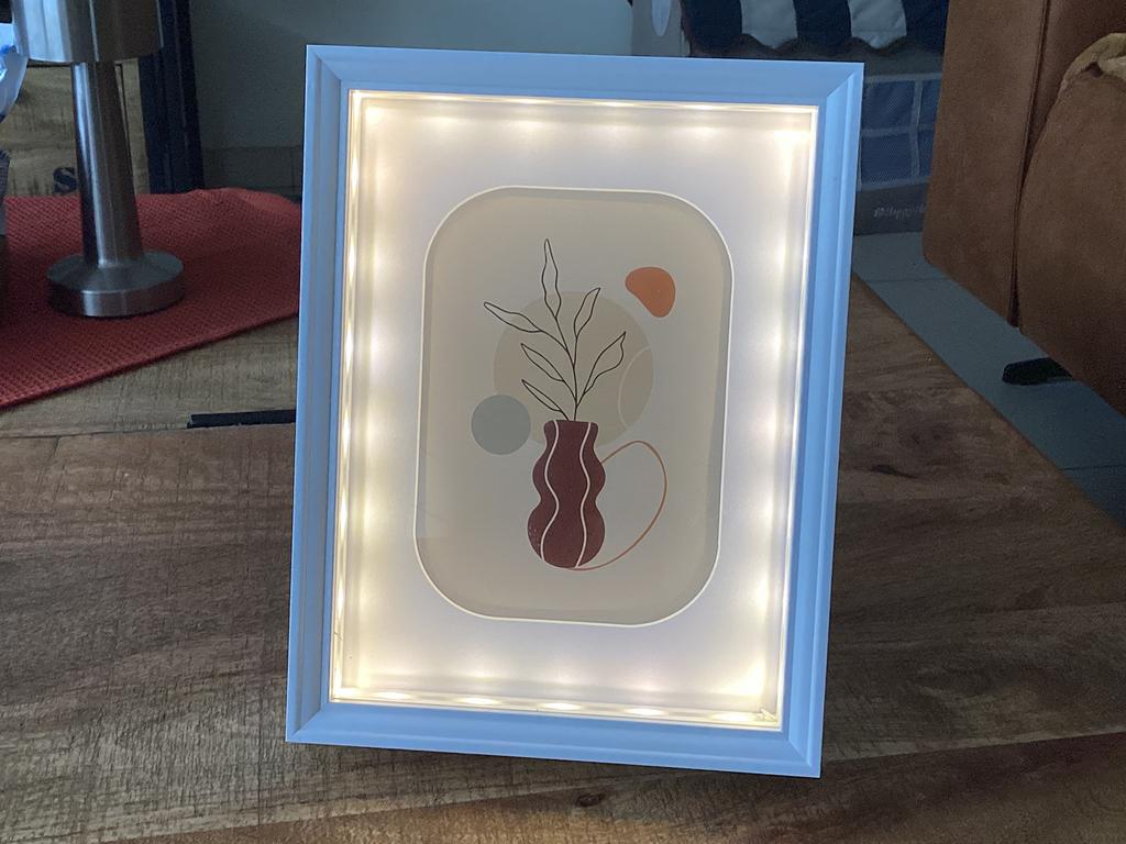 Kadertje met led verlichting 💡💡💡, Huis en Inrichting, Ophalen of Verzenden, Zo goed als nieuw