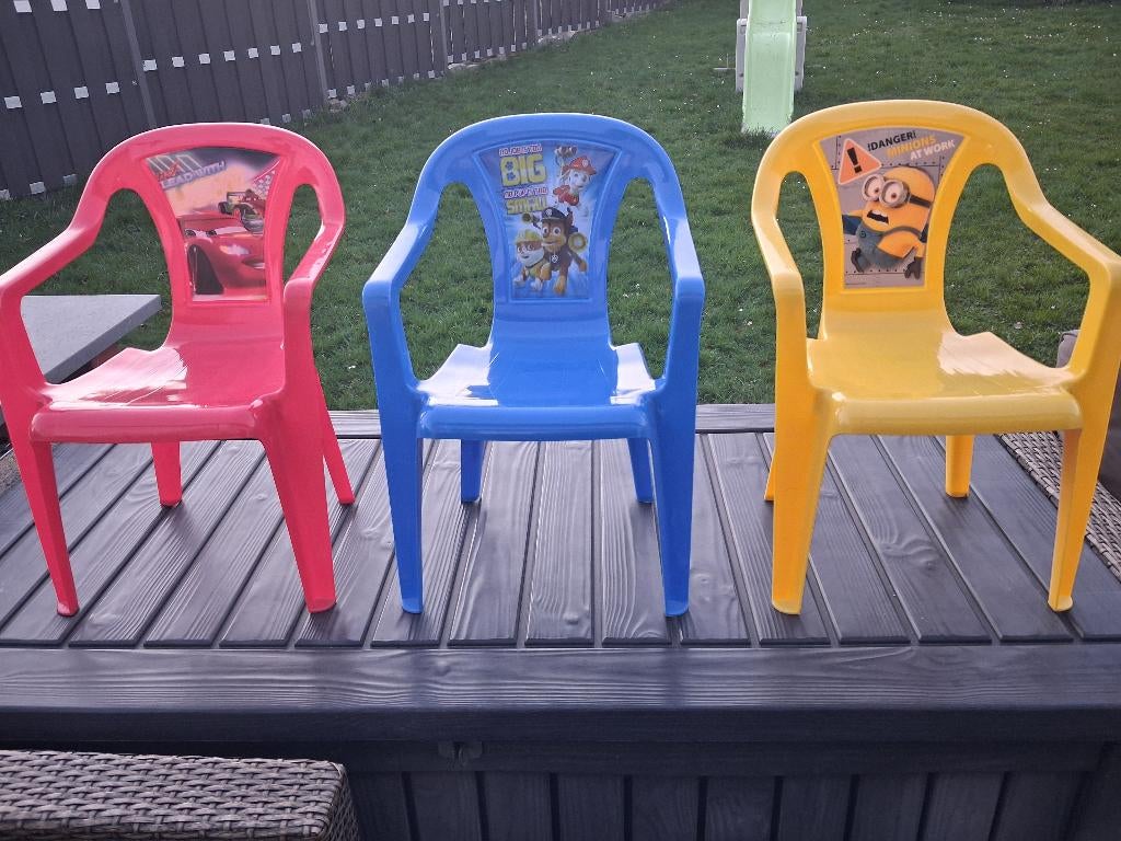 Chaises hautes, Maison & Meubles, Trois, Autres couleurs, Enlèvement, Utilisé