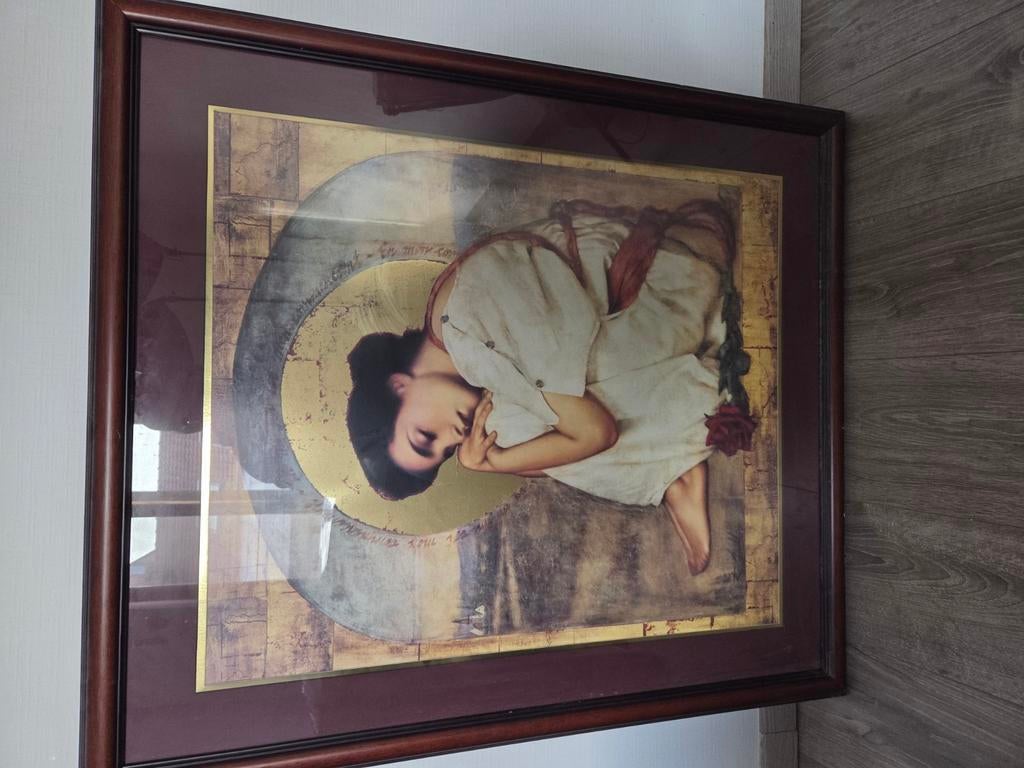 Schilderij in kader, Ophalen