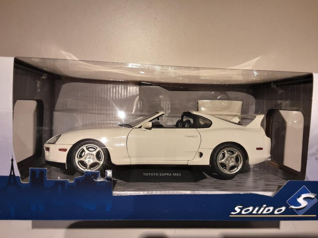 Toyota supra 1:18 solido, Ophalen of Verzenden, Nieuw, Auto, Solido