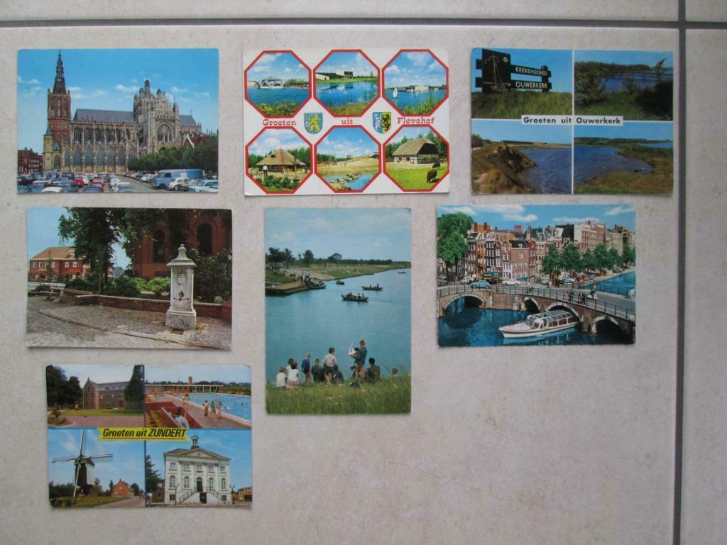 7 postkaarten Nederland, Verzamelen, Verzenden, Flevoland