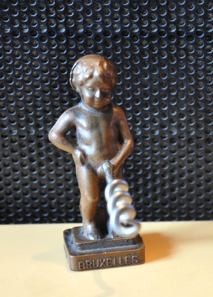 tire bouchon manneken pis laiton, Antiquités & Art, Antiquités | Bronze & Cuivre, Enlèvement ou Envoi, Cuivre