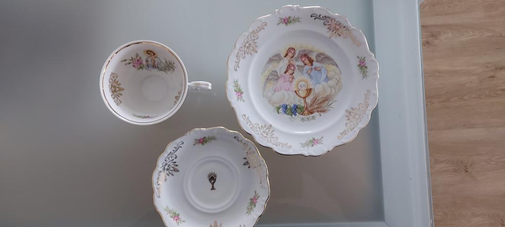 Servies met afbeelding Heilig Hart, Ophalen of Verzenden