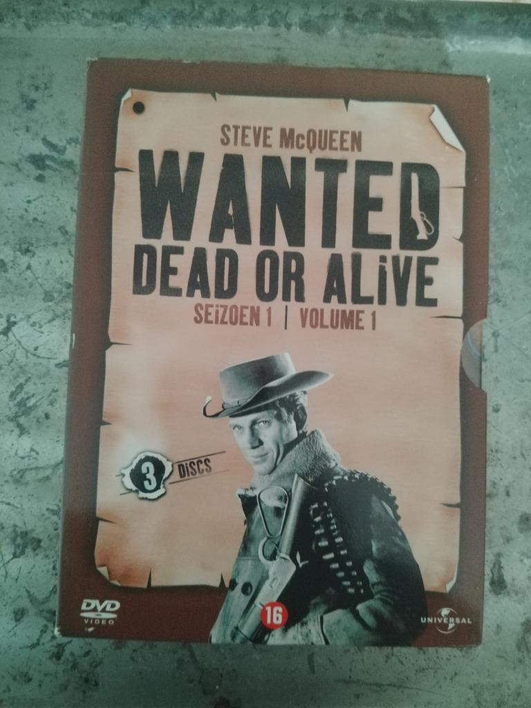 Wanted Dead or alive (Steve McQueen), Cd's en Dvd's, Dvd's | Tv en Series, Zo goed als nieuw, Drama, Vanaf 16 jaar, Verzenden