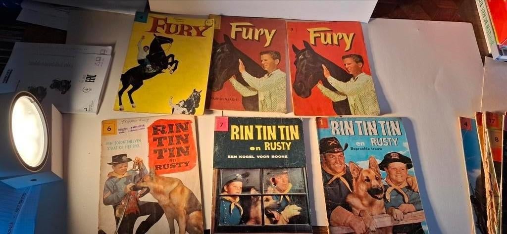 Rin tin tin en fury, Boeken, Ophalen of Verzenden