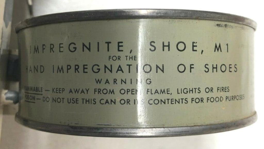 WW2-US Army -M1 Military Shoe Waterproof Impregnite., Enlèvement ou Envoi, Armée de terre, Vêtements ou Chaussures