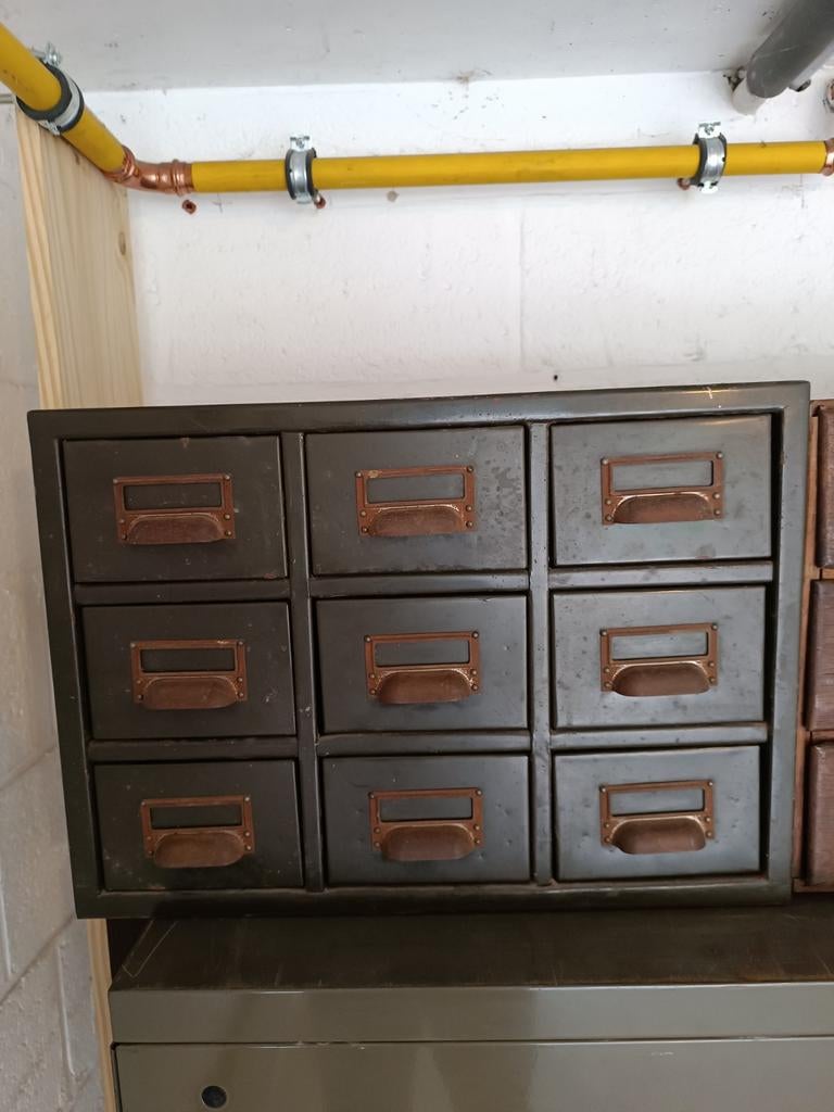 Vintage industriel meubles de métiers, Enlèvement ou Envoi, Utilisé