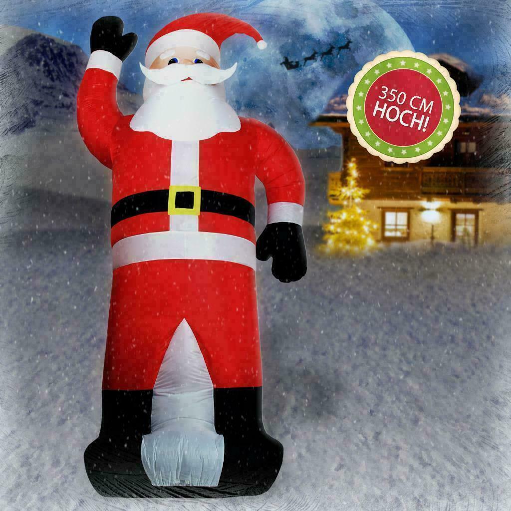Enorme Opblaasbare Kerstman & Ledverlichting & Blazer 3.5m!, Diversen, Kerst, Ophalen of Verzenden, Nieuw