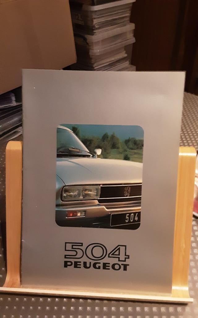 PEUGEOT 504 coupe cabriolet  brochure, Enlèvement ou Envoi, Comme neuf, Peugeot