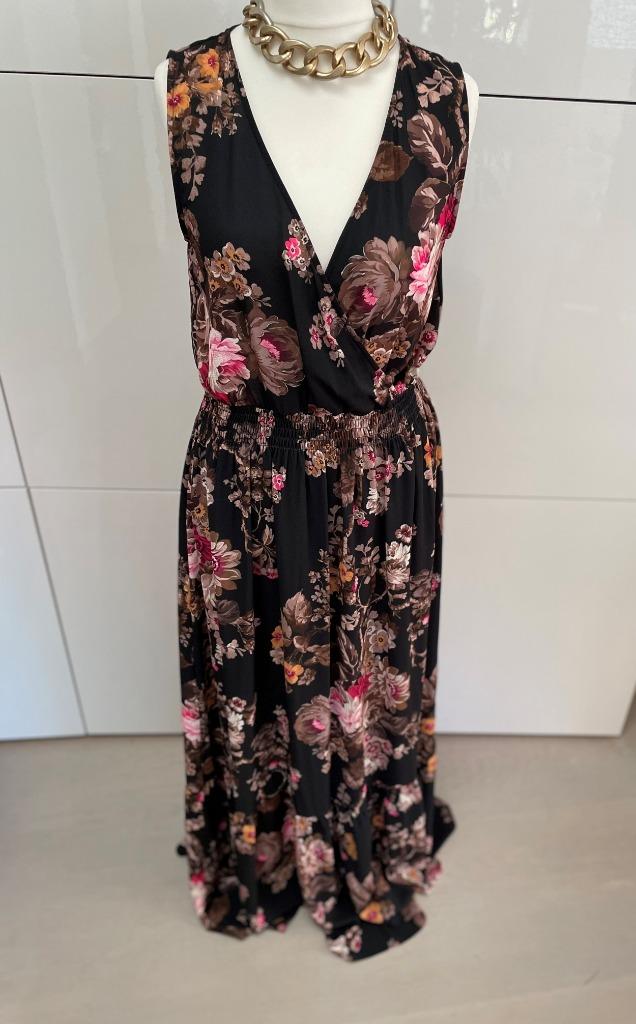 Nouvelle robe fleurie Liu Jo - taille 38/40 (taille italienn, Neuf, Taille 38/40 (M), Liu Jo, Brun