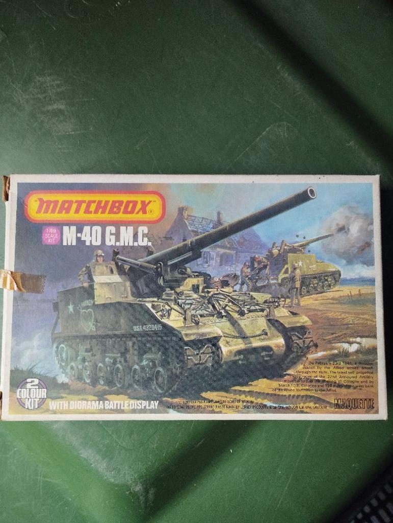 Matchbox PK-86 M40 G.M.C. 1:76, Neuf, Autres marques, 1:50 ou moins, Tank