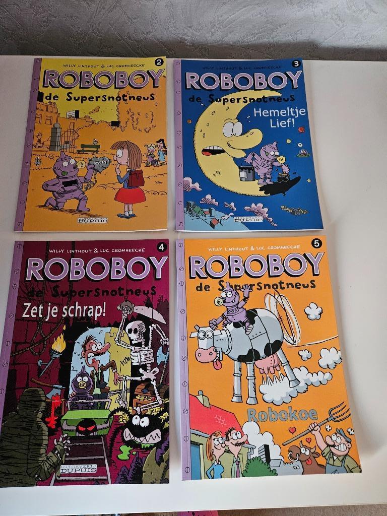 Roboboy, Meerdere stripboeken, Ophalen, Zo goed als nieuw, Willy Linthout