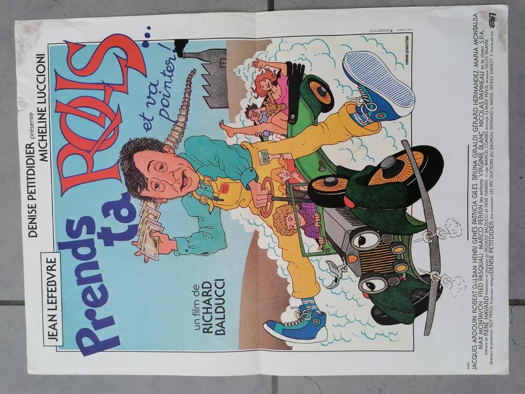 Filmposter PRENDS TA ROLLS, Ophalen of Verzenden, Zo goed als nieuw