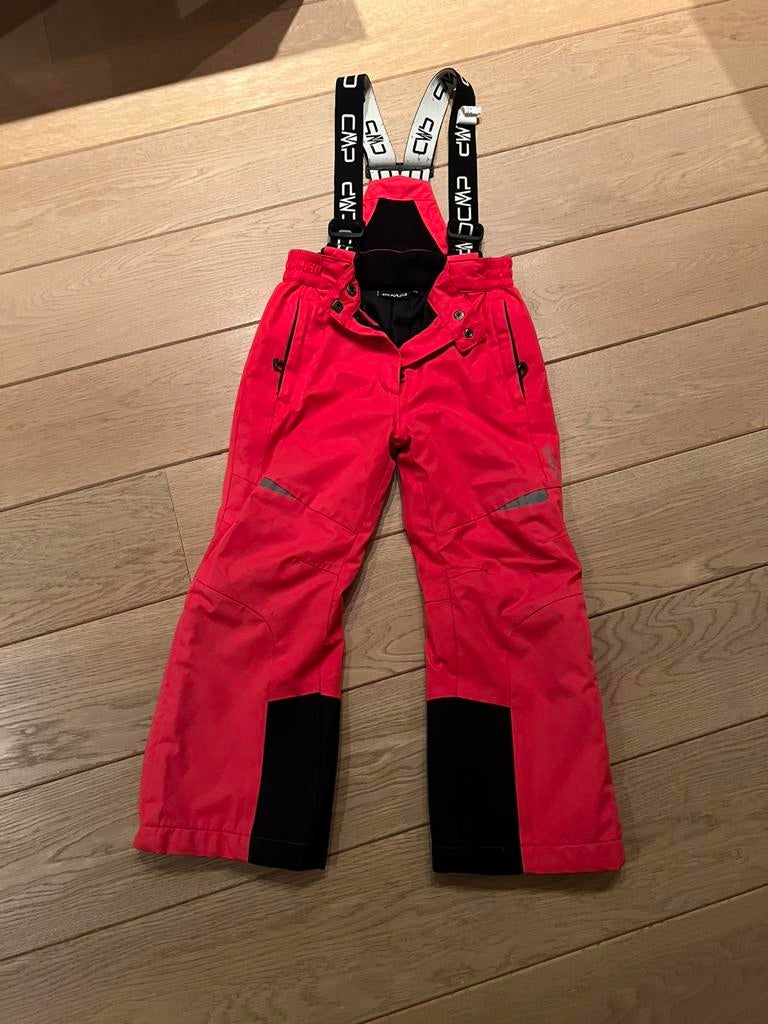 Rode ski broek, Ophalen of Verzenden, Zo goed als nieuw