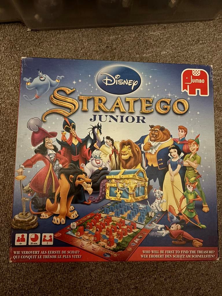 Stratego junior Disney, Een of twee spelers, Ophalen, Gebruikt, Disney