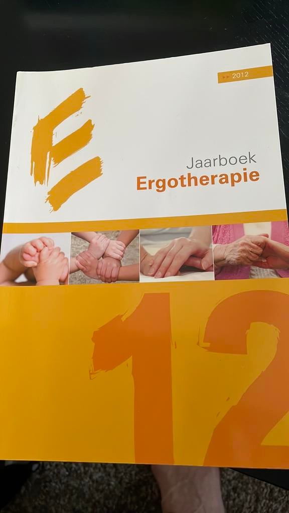 Jaarboek 2012 ergotherapie, Boeken, Ophalen of Verzenden, Zo goed als nieuw