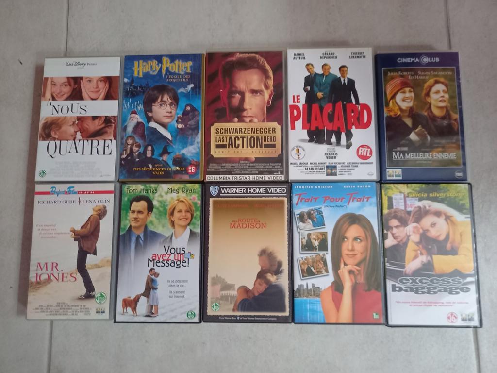 Pak van 10 VHS-tapes, Ophalen of Verzenden, Gebruikt