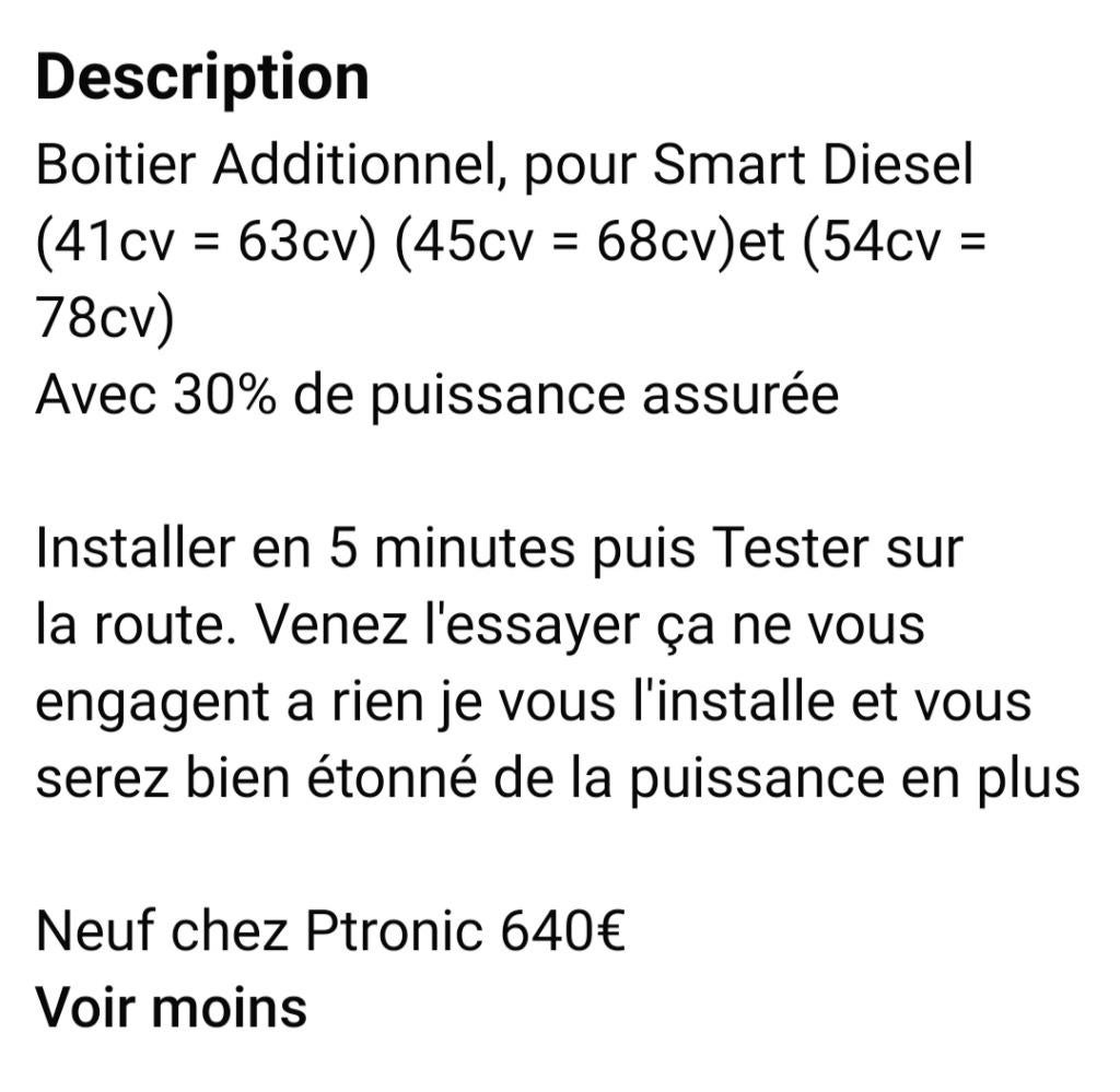Boitier additionnel petronic comme neuf, Particulier, Te koop