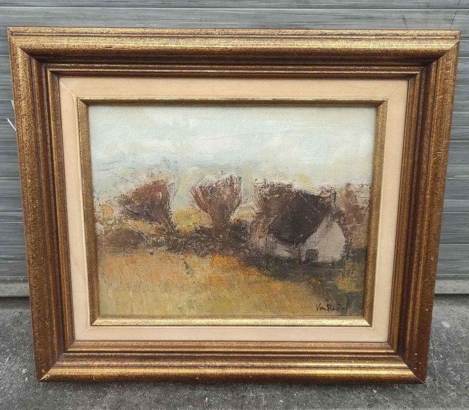 huile sur toile paysage signe theo van rintel, Enlèvement ou Envoi