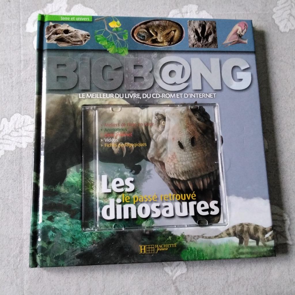 Livre multimédia Bigb@ng Les dinosaures, Tome à part, Hachette, Comme neuf, Enlèvement