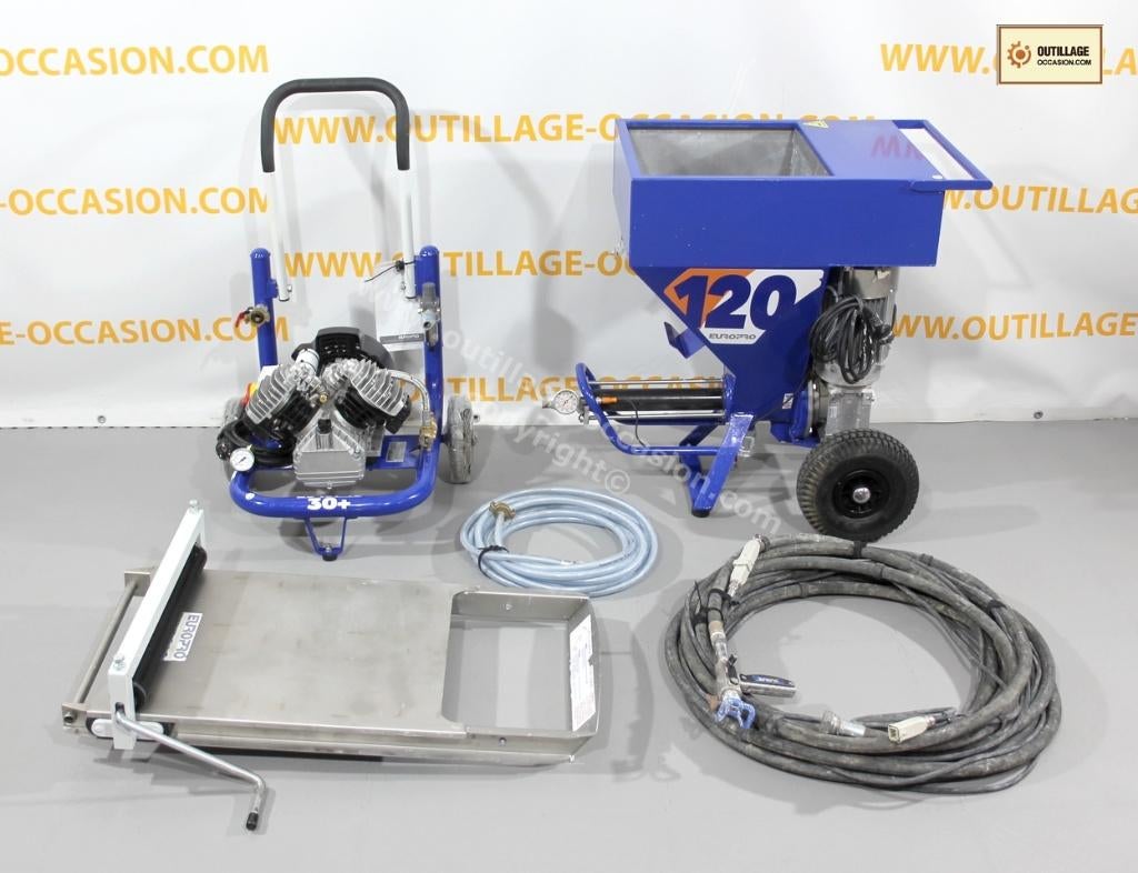 EUROPRO MINJET 120 projecteermachine, Zakelijke goederen, Machines en Bouw | Pompen en Compressoren, Verzenden