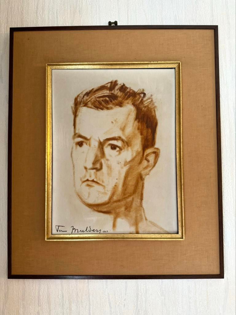 Schilderij van Modest Van Mulders (1916-1964) Aalst, Antiek en Kunst, Ophalen