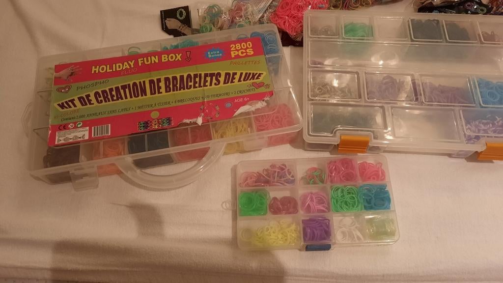 Loombandjes met alle benodigdheden envoorbeeldboek, Ophalen, Zo goed als nieuw
