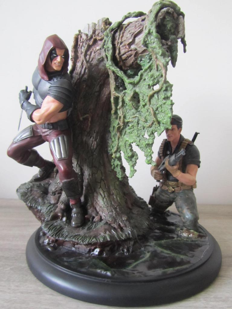 GI JOE FLINT VERSUS ZARTAN DIORAMA (Sideshow), Ophalen of Verzenden, Overige figuren, Gebruikt, Beeldje of Figuurtje