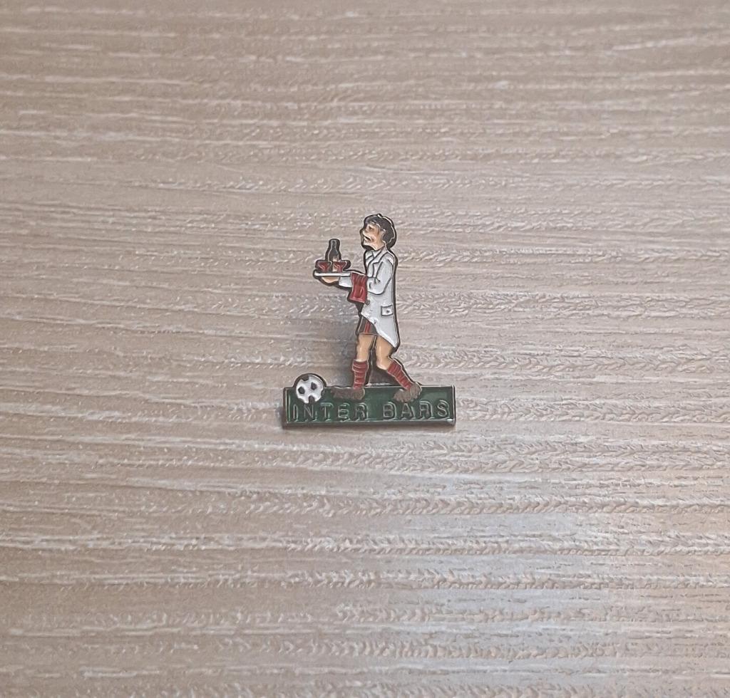 PIN - INTER BARS - VOETBAL - FOOTBALL, Verzenden, Gebruikt, Sport, Speldje of Pin