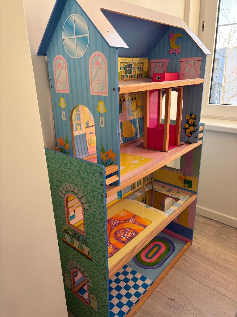 Poppenhuis hout, Verzamelen, Ophalen, Gebruikt, Poppenhuis