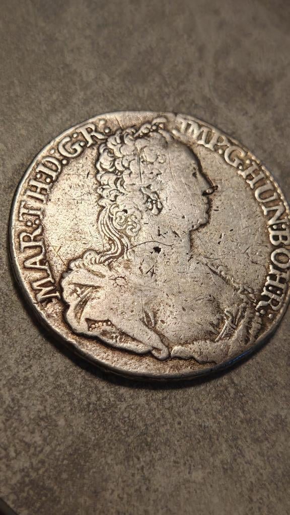 1 Ducaton Maria Theresia 1750,Brabant/Flandria(Mints Brugge), Postzegels en Munten, Munten | België, Zilver, Ophalen of Verzenden