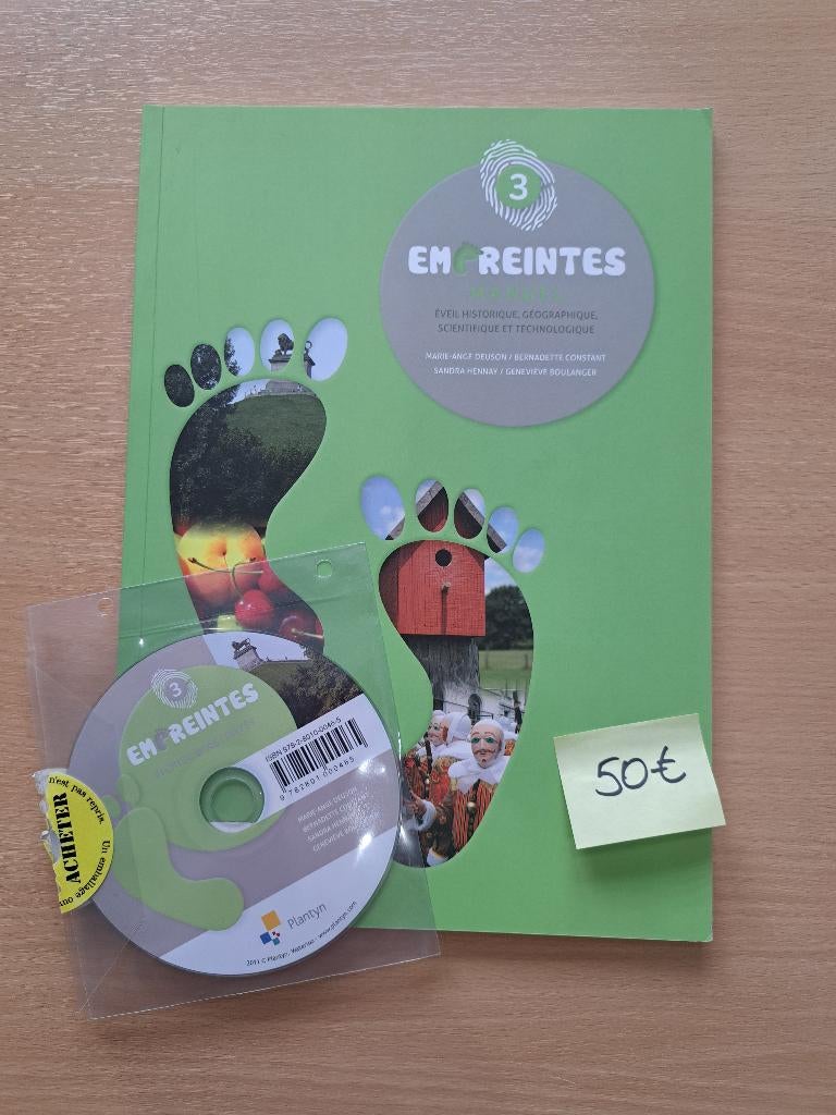Empreintes 3 - Manuel scolaire Eveil, Livres, Enlèvement, Comme neuf, Primaire