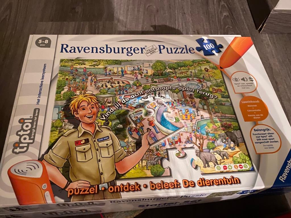 Tip toi puzzel dierentuin, Ophalen, Zo goed als nieuw